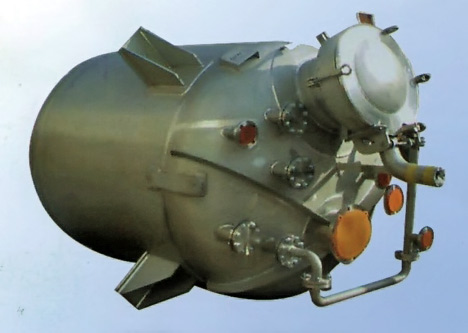 為浙江中旺公司制作的2立方米反應釜